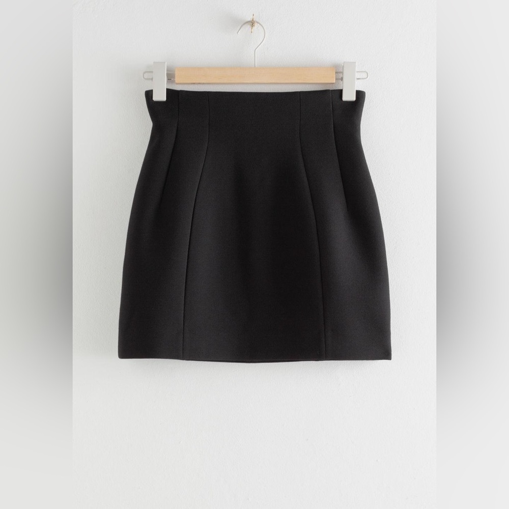 & Other Stories Black Skirt